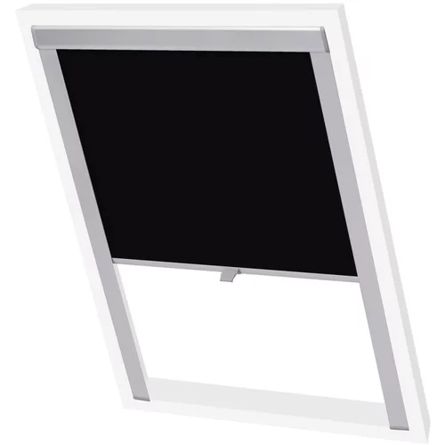 vidaXL Senčilo za zatemnitev okna črne barve SK06