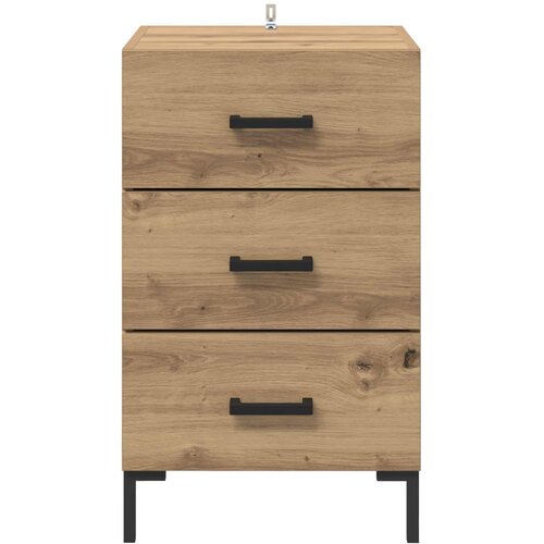  Noćni ormar Umjetnički hrast 40 x 40 x 66 cm Konstruirano drvo Slike