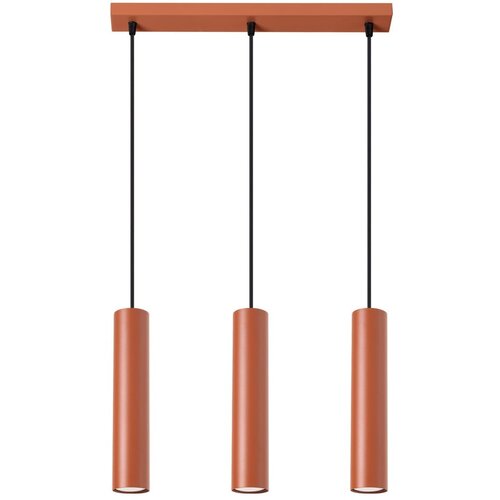 Nice Lamps Opečnato oranžna viseča svetilka Castro – Cene