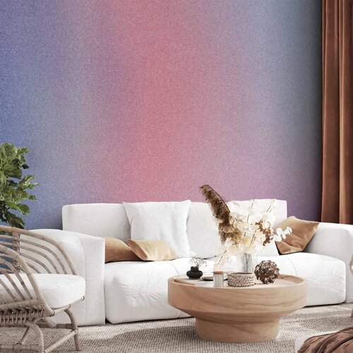  Foto tapeta - Rainbow Gradient - Delicate Multicolored Gradient Resembling Mist 200x140 Standard Cene