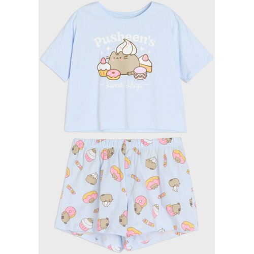 Sinsay Pamukna dvodijelna pidžama s printom Pusheen the Cat Slike