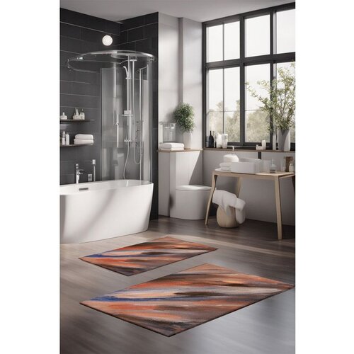  CT-5053 multicolor bathmat set (2 pieces) Cene