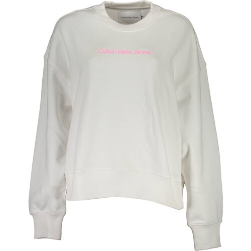 Calvin Klein SWEATSHIRT WITHOUT ZIP WOMEN WHITE Slike