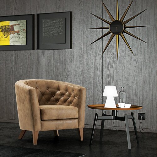 Atelier Del Sofa anatolia - light brown light brown wing chair Slike