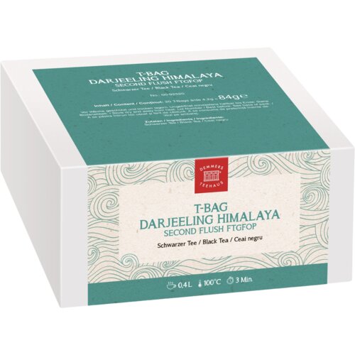 Demmers Teehaus Črni čaj v vrečkah "Darjeeling" - 20 čajnih vrečk Cene