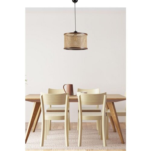 Opviq gizem Büyük tekli ceviz rattan Sarkıt walnut chandelier Cene