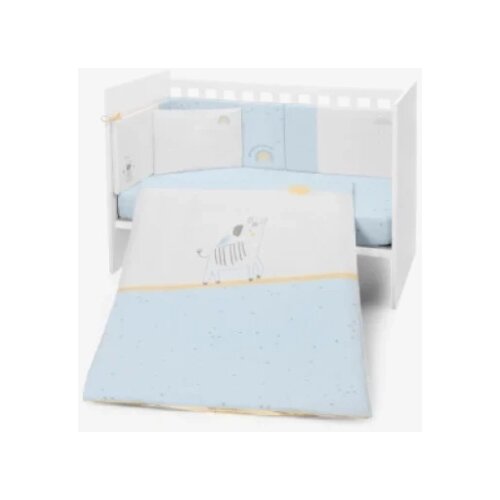  Posteljina sa ogradicom 6 pcs 60/120 Stripy Friends KKB60137 Slike