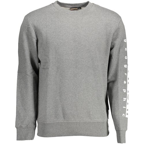 Napapijri SWEATSHIRT WITHOUT ZIP MEN GREY Slike