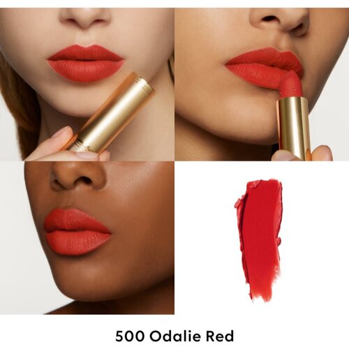 Gucci Beauty Rouge &amp;agrave; L&amp;egrave;vres Matte Lipstick matirajući ruž za usne nijansa 500 Odalie Red 3.5 g Slike
