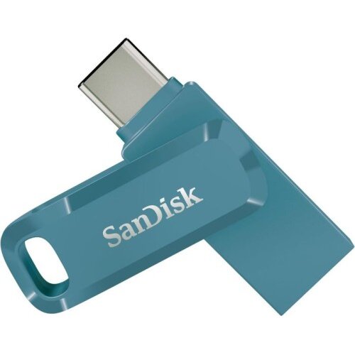 San Disk 256GB Ultra Dual Drive Go USB-C/A 3.2 USB ključ (moder) Slike