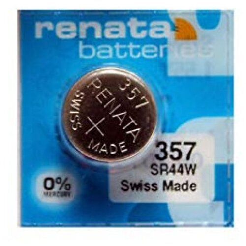 Renata baterija 357 1,55V srebro oksid dugme baterija za sat, pakovanje 1kom (LR44) Slike