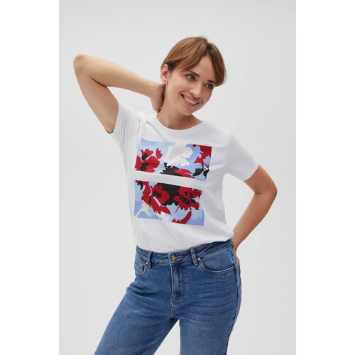Moodo Women&amp;#039;s T-shirt with print - white Slike