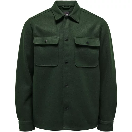 Only & Sons Prehodna jakna 'ASH' temno zelena