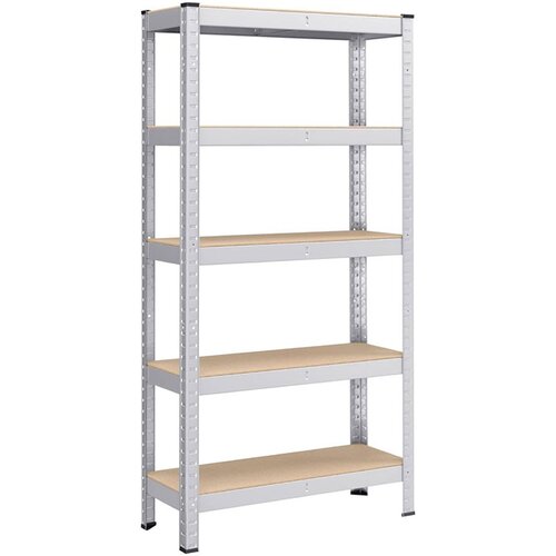Songmics Regal GLR030E01, 5 delni, (150 x 75 x 30 cm), srebrn Cene