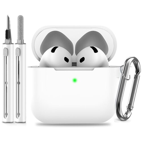 INF Silikonski ovitek za AirPods s čistilnim kompletom White AirPods Pro, (5000074576) Cene