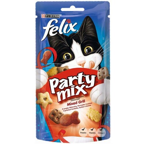 Felix poslastica za mačke party mix grill 60g Slike
