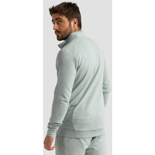 GymBeam Mu&amp;scaron;ka dukserica Zip Up Limitless Eucalypt Slike