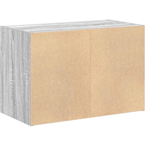  Ormarić s 2 ladice boja hrast 60x31x40 cm konstruirano drvo Siva Slike