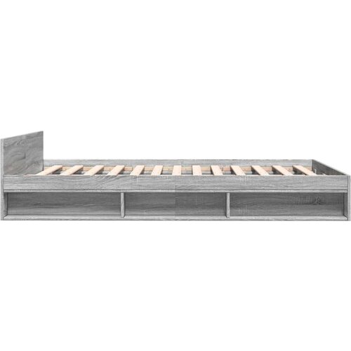 VidaXL Okvir za krevet s ladicama boja hrasta 150x200 cm drveni Slike