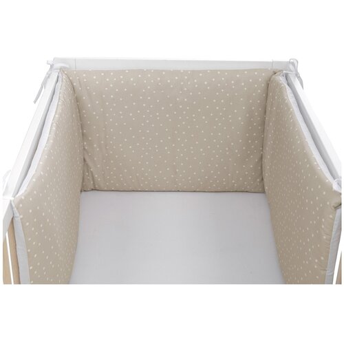 Bubaba by FreeON ogradica za krevet 190x40 cm, točkice beige Slike