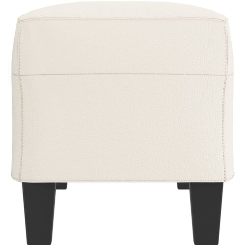 Klupa krem 100 x 35 x 41 cm od umjetne kože Slike