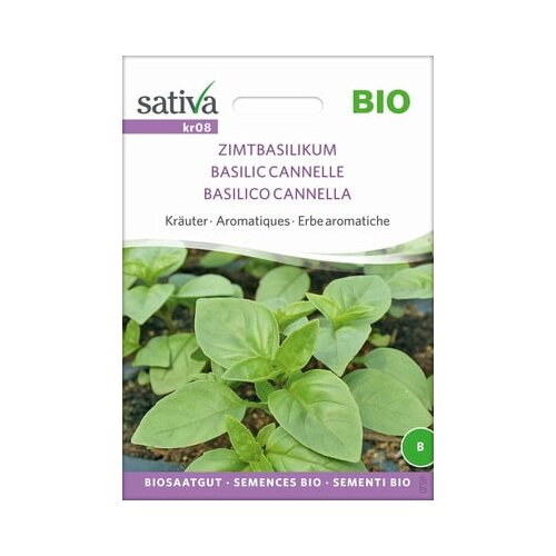 Sativa Bio zeli&amp;scaron;če &amp;quot;Cimetova bazilika&amp;quot; Slike