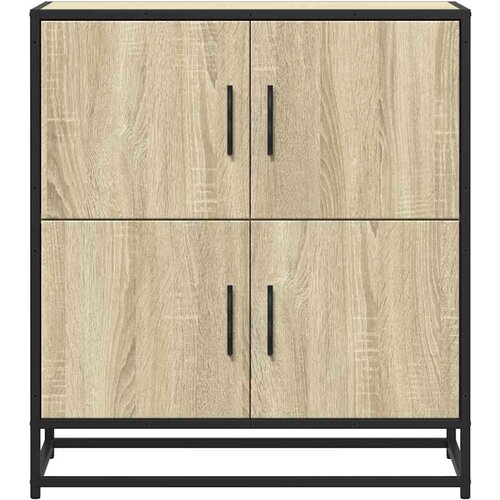 VidaXL Komoda boja hrasta 68x35x76 cm konstruirano drvo Slike