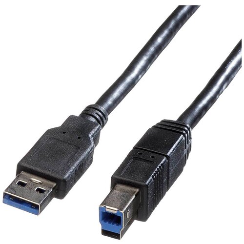 Roline USB kabel USB 3.2 gen. 1 (USB 3.0) USB-A vtič\, USB-B vtič 1.80 m črna za&scaron;čiten 11.02.8870, (20416506) Cene