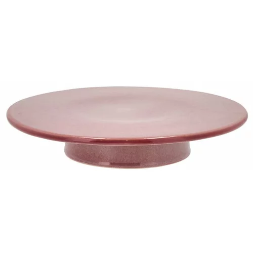 Bitz Svetlo roza lončen pladenj za torte , ø 30 cm