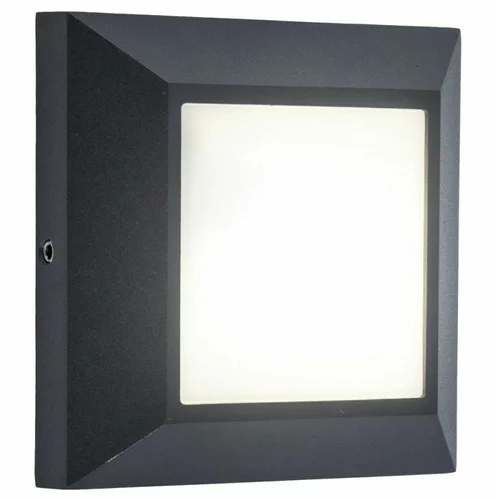 LUTEC LED zunanja stenska svetilka Lutec Helena (4 W, 10,1 x 3,2 x 10,1 cm, 380 lm, dnevno bela barva, temno siva)