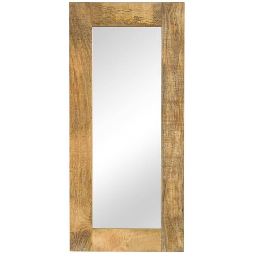 vidaXL Ogledalo iz trdnega mangovega lesa 50x110 cm Cene