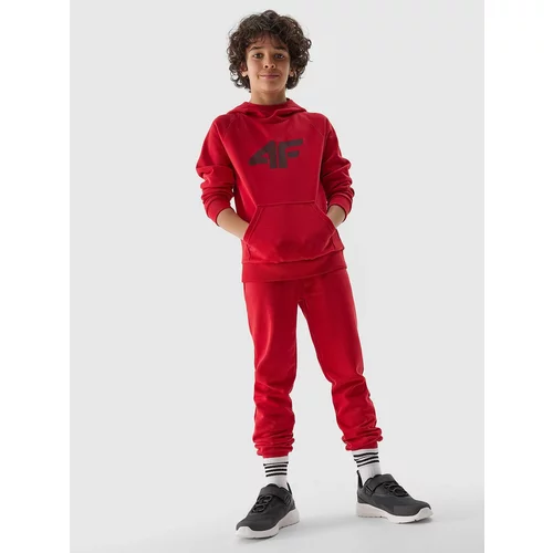 4f jogger sweatpants for boys - red