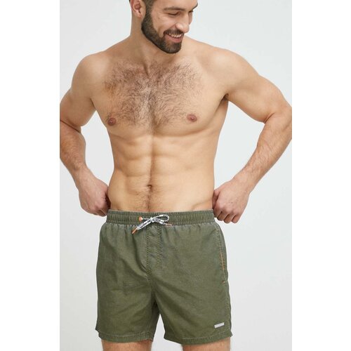Pepe Jeans Kopalne kratke hlače Fletcher zelena barva Slike