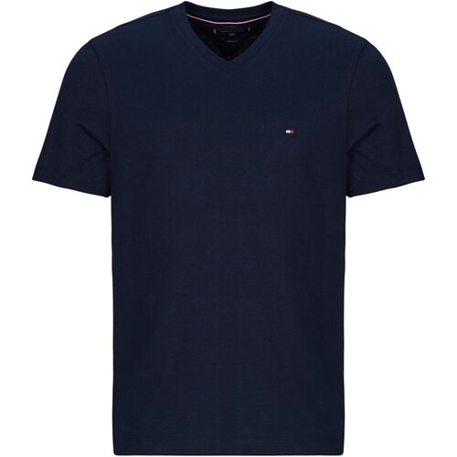 Tommy Hilfiger Majice s kratkimi rokavi ESSENTIAL V-NECK TEE Črna Slike