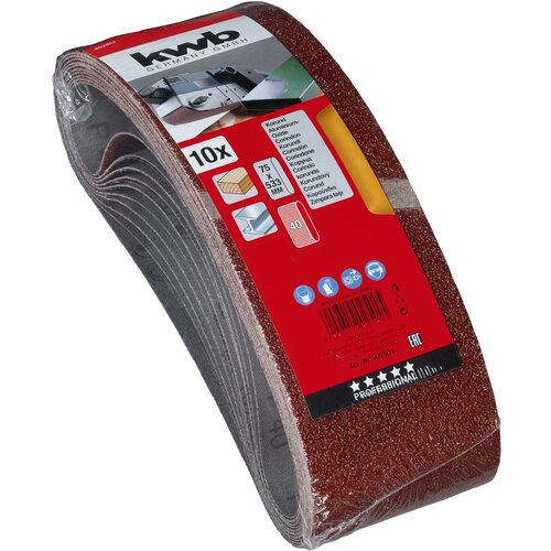KWB trakasti brusni papir 75x533 GR40 101 | drvo-metal alu-oksid 49902504 Cene