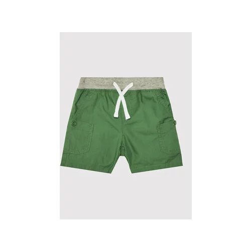 United Colors Of Benetton Kratke hlače iz tkanine 4AC7G900I Zelena Regular Fit