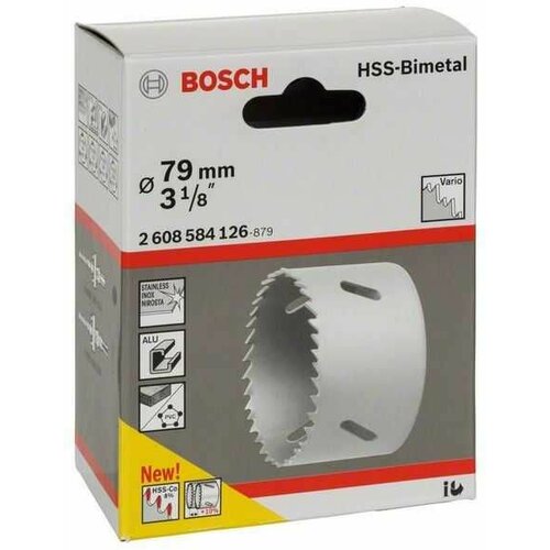 Bosch testera za otvore hss-bimetal za standardne adaptere 2608584126/ 79 mm/ 3 1/8" Slike