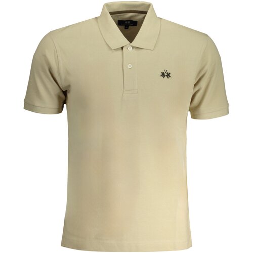 La Martina MEN&amp;amp;#39;S SHORT SLEEVED POLO SHIRT BEIGE Slike