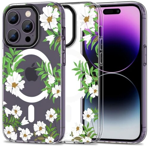 TECH-PROTECT MAGMOOD MAGSAFE maska za IPHONE 14 PRO MAX SPRING DAISY Cijene