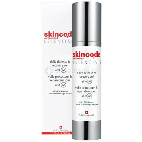 Skincode essentials dnevna krema za zaštitu i oporavak kože spf 30 50 ml Slike