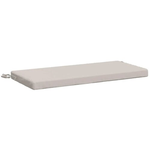 Jastučići za klupe - 2 dijela SOEST 100% poliester Bijela - Bijela 60 x 40 x 5 cm Melange Slike