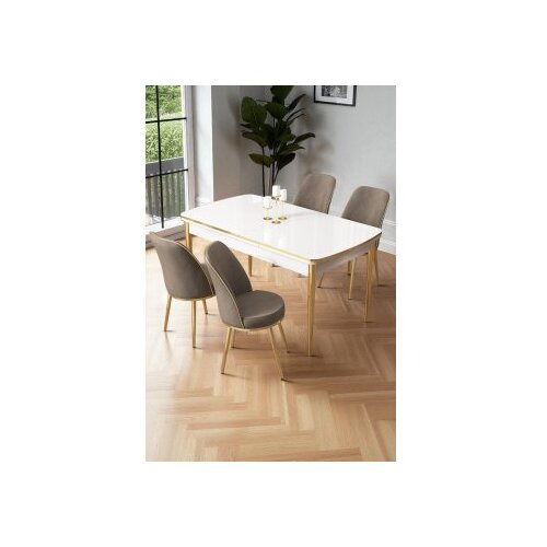 Hanah home Trpezarijski set, 5 dijelova, bež Cijene