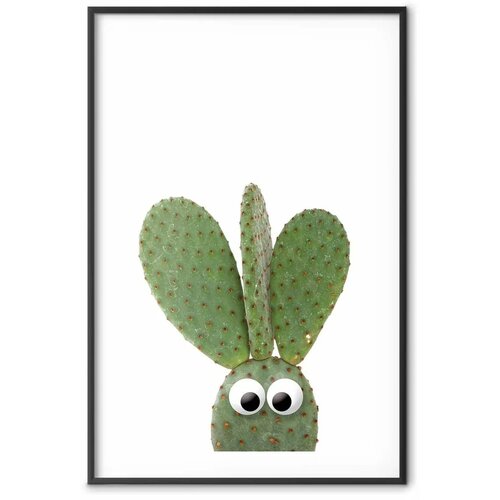  Plakat Eared Cactus 40x60 Crni okvir s margom Cene