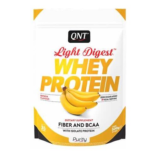 QNT Whey Protein Light Digest, Banana, 500g Slike