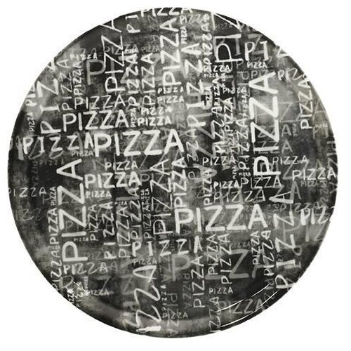 Saturnia Pizza krožnik napoli / 33cm / Italic B&W / 6kos, (5000210843) Cene