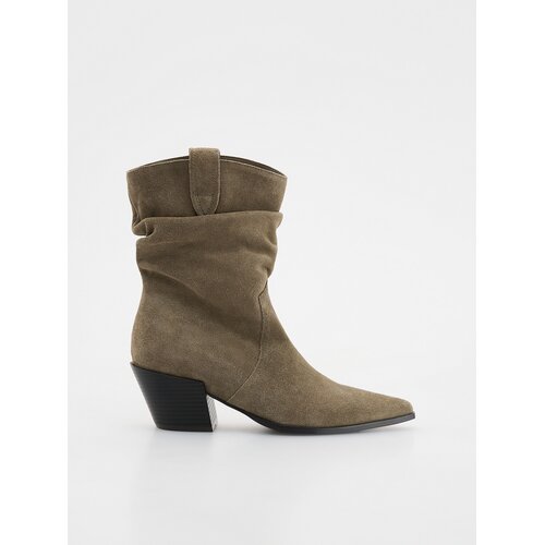 Reserved LADIES` ANKLE BOOTS - zelena Cene