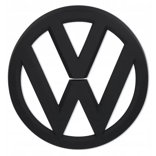 Volkswagen logo značka emblem Mat črna, (21215258)