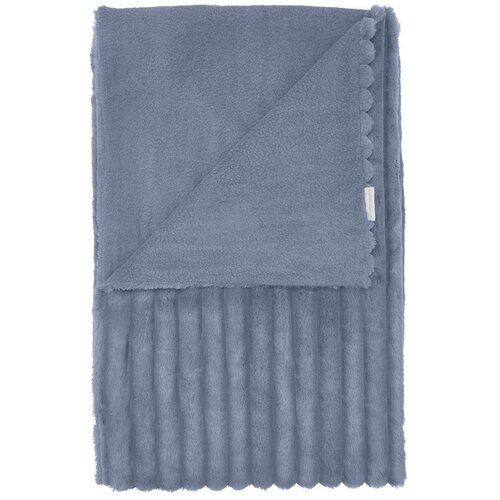 Catherine Lansfield Modra odeja iz mikropliša 130x170 cm Cosy Ribbed – Cene