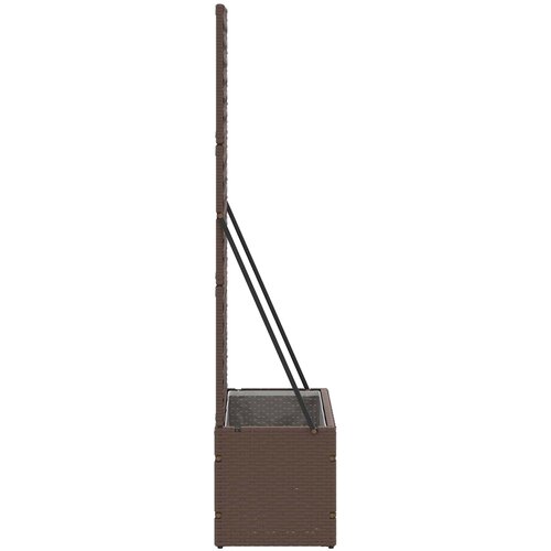  Vrtni re&amp;scaron;etkasti saksija Smeđa 70 x 30 x 135 cm Metal Slike