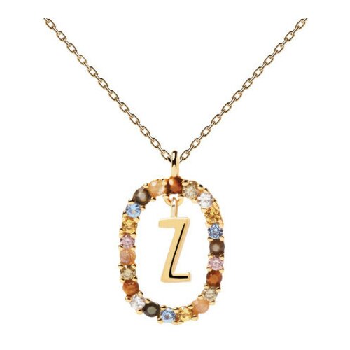  Ženska pd paola letter z zlatna ogrlica sa pozlatom 18k ( co01-285-u ) Cene